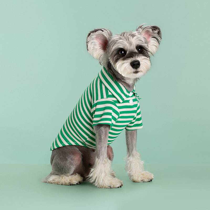 FINE STRIPE GREEN XS